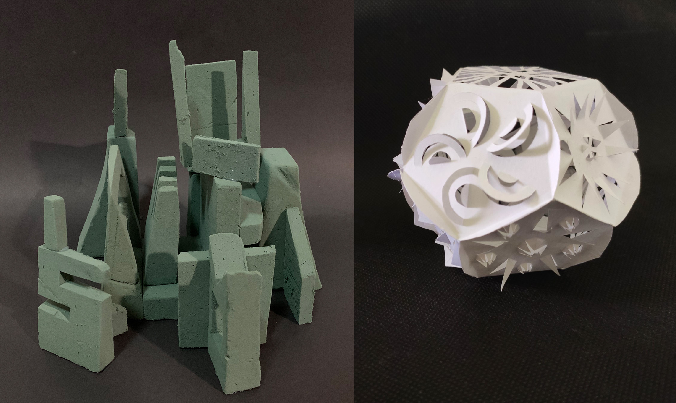 艺术展览搭平台丨视觉传达设计系2019级 《立体构成》课程作品展-艺术