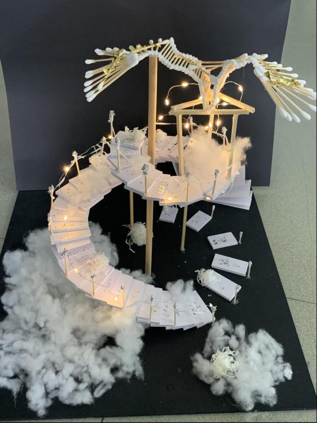 教学动态环境设计系《造型基础3立体构成》课程结课作品展示-艺术与设计学院