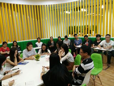 图二:普通话考务会 图二:普通话考务会